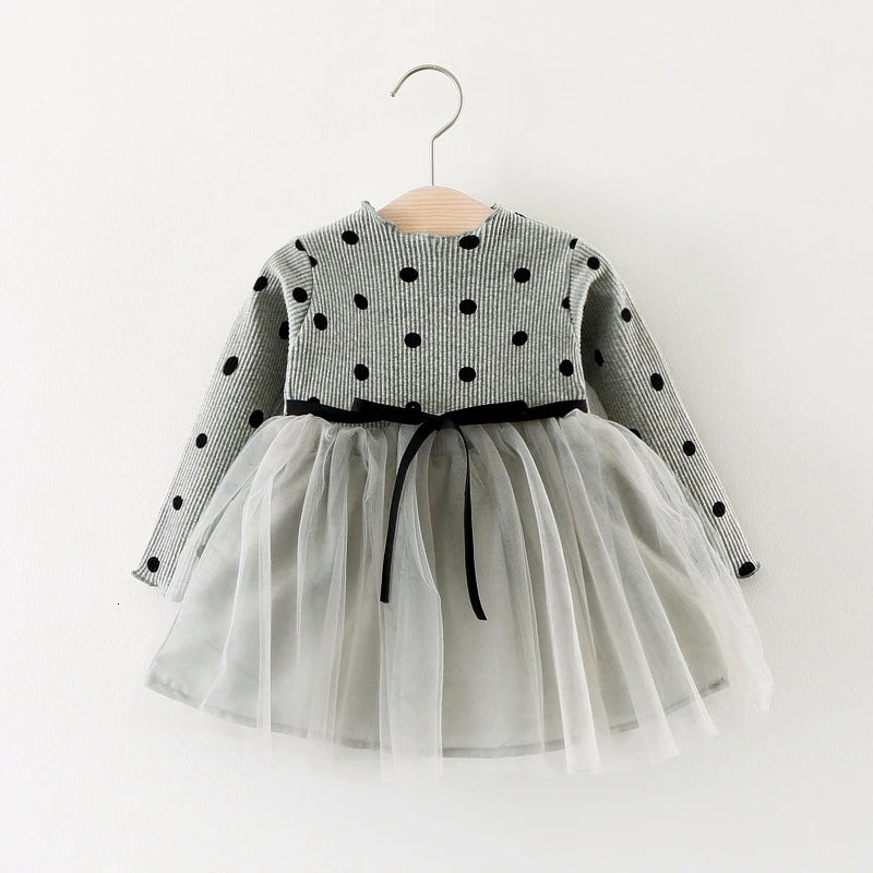 Polka Dot Knit Tulle Dress – Peachy Bloomers