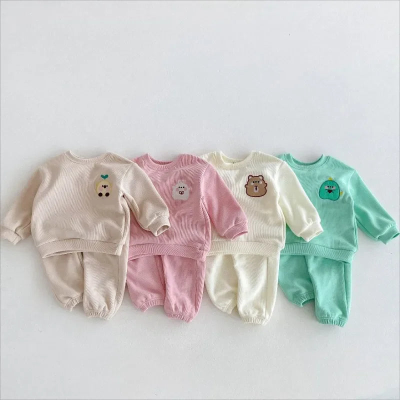 Baby Cotton Sweatshirt and Sweatpants Set