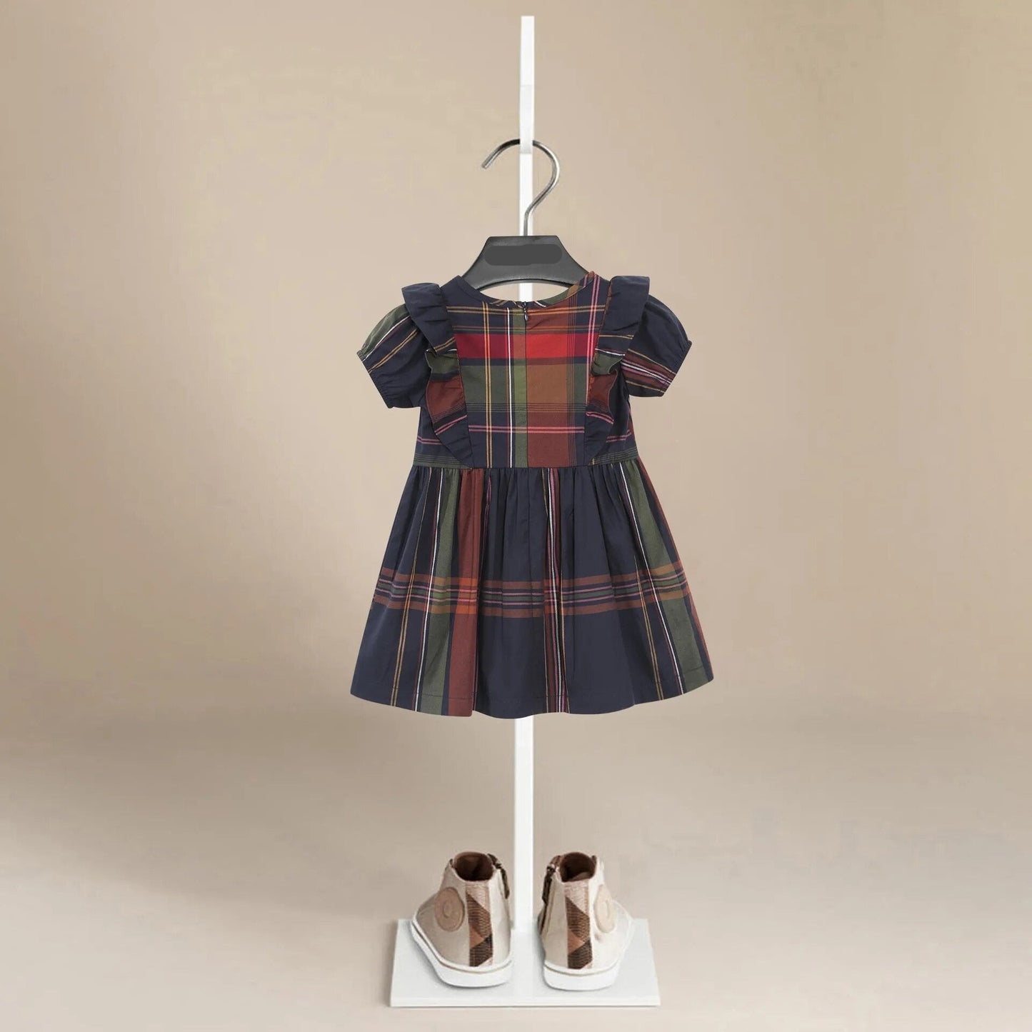 Organic Cotton Brit Plaid Dress