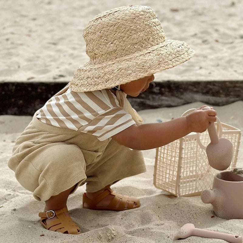 Cotton Terry Comfy Overalls - Peachy Bloomers