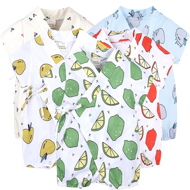 Baby Kimono Onesie - Peachy Bloomers