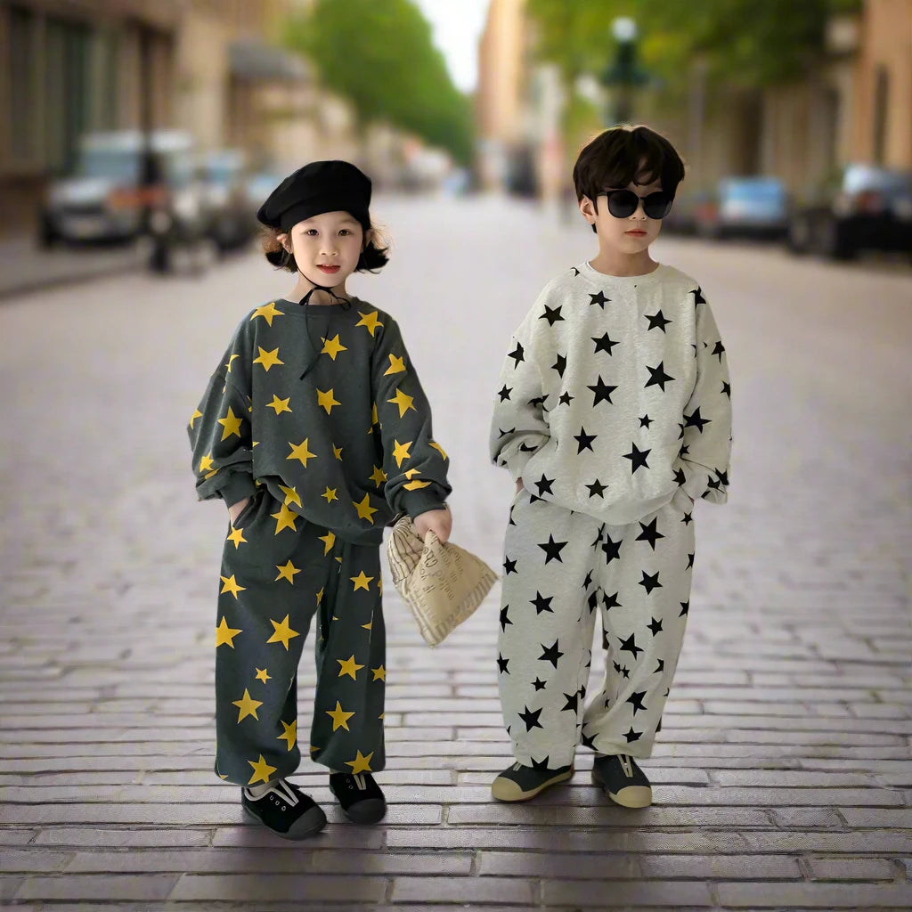 Starry Night Kids Sweatshirt & Sweatpants Set