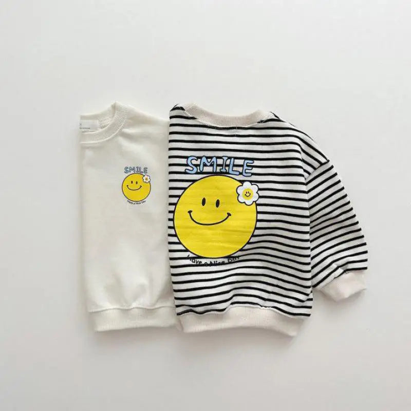 Smile Cotton Sweatshirt