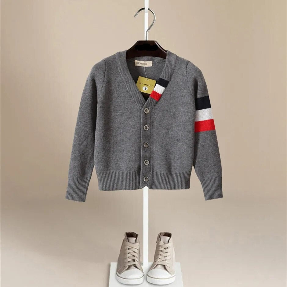 Classic Knit Navy Cardigan - Peachy Bloomers