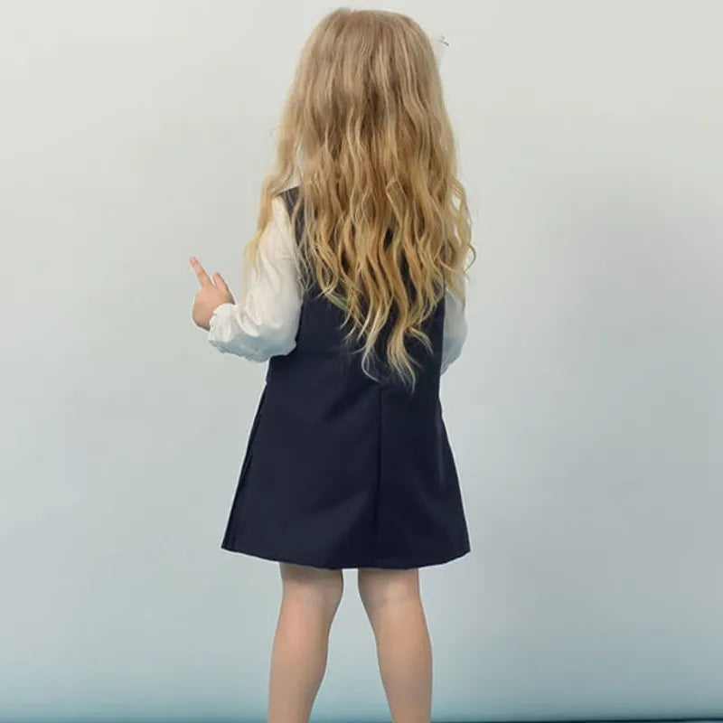 Girls Shirt & Dress Set - Peachy Bloomers