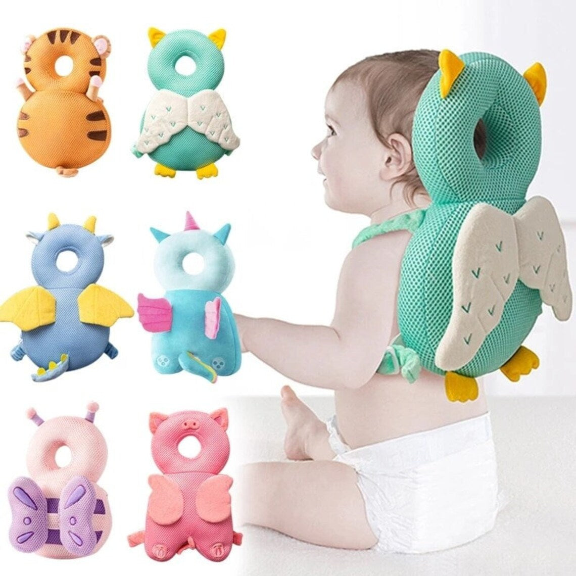 Baby Training Walking Head Protector Pillow / Ant-fall Pillow - Peachy Bloomers