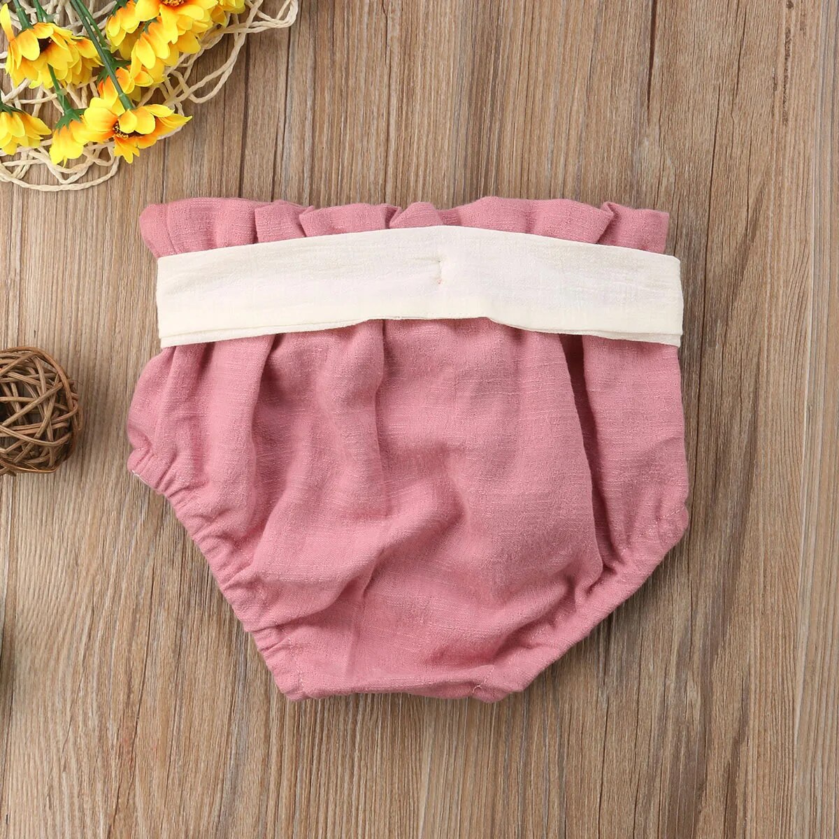 BABY BOW-TIE COTTON BLOOMERS - Peachy Bloomers