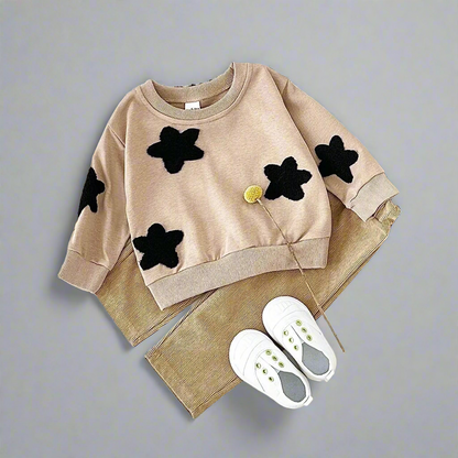 Toddler Star Sweatshirt and Pants Set