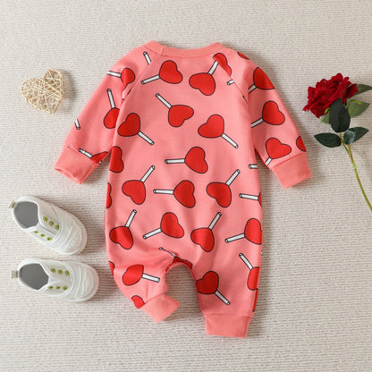 Little Hearts Lollipop Jumsuit