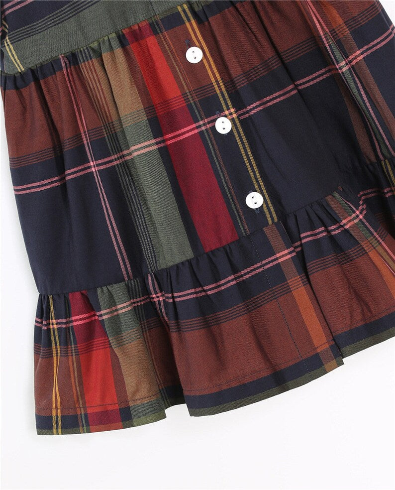 Irish Plaid Dress - Peachy Bloomers