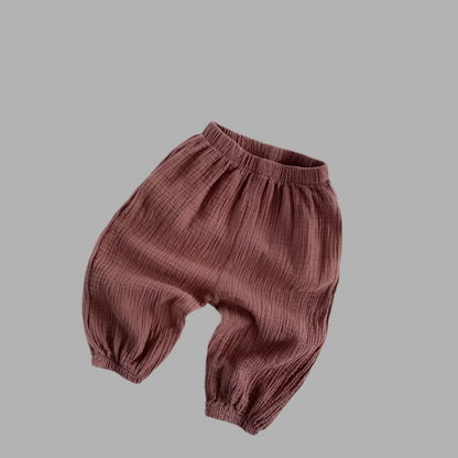 Organic Cotton Muslin Pants
