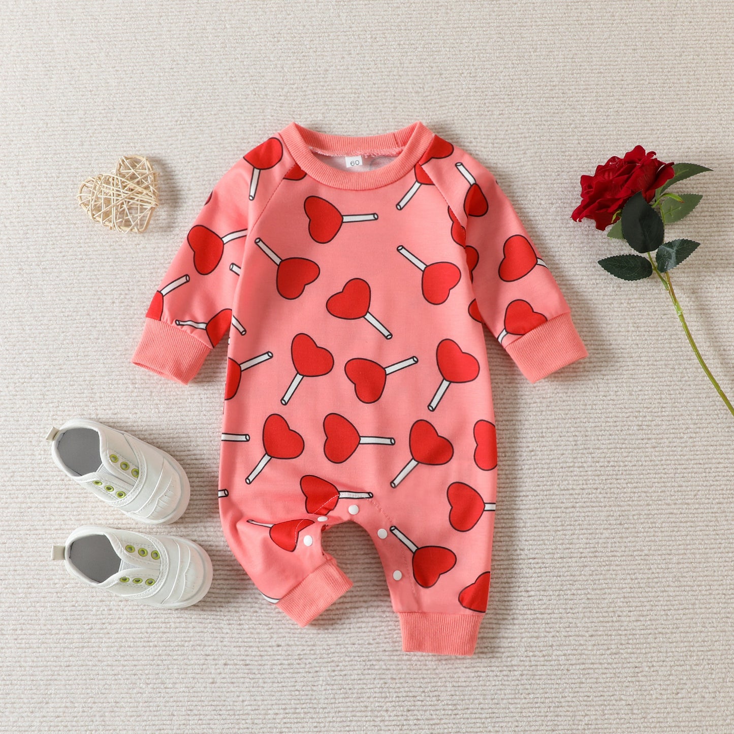 Little Hearts Lollipop Jumsuit