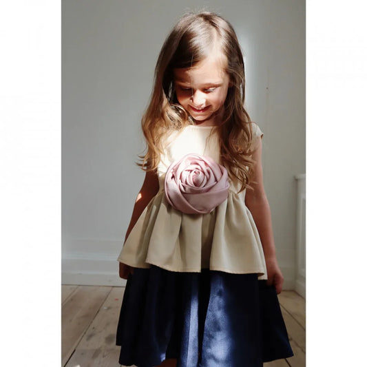 Rose Ruffle Girls Dress