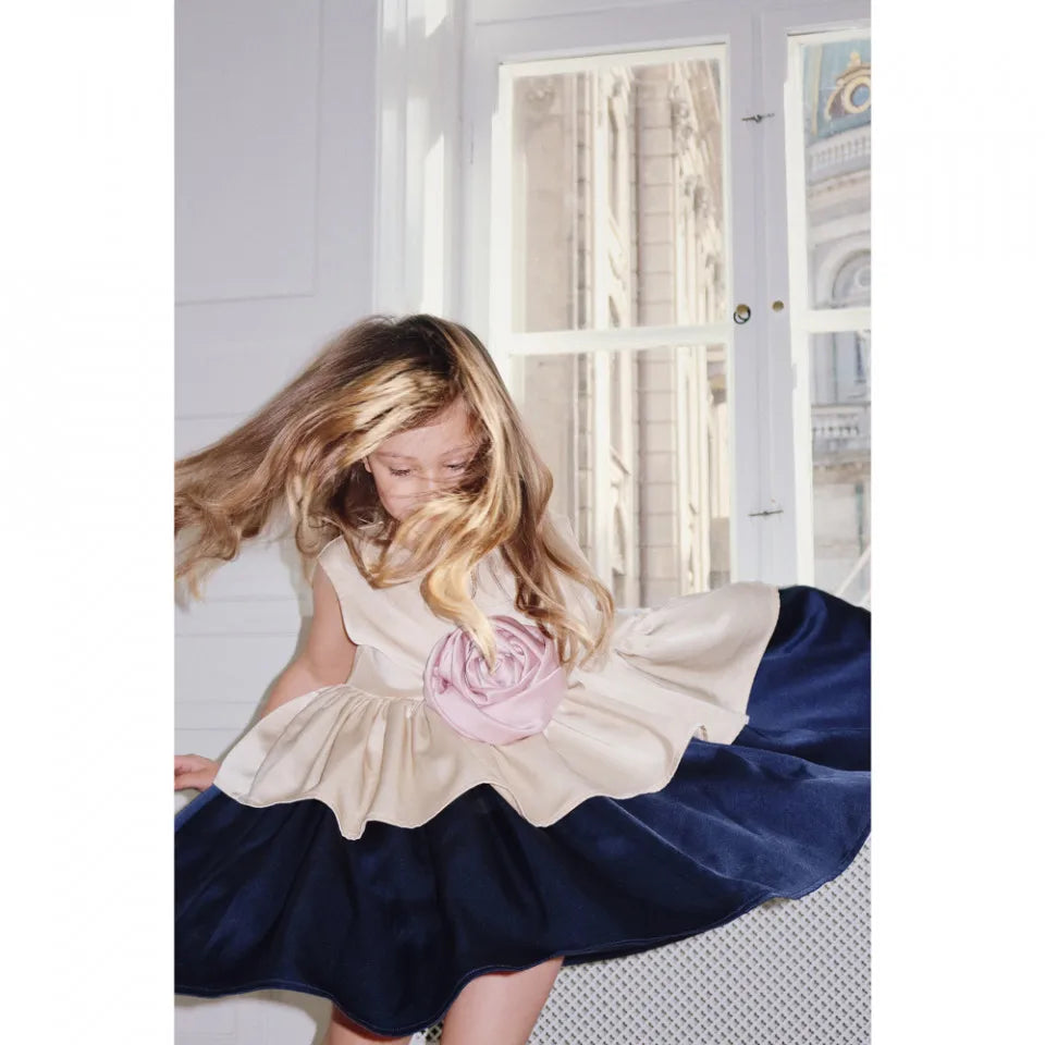 Rose Ruffle Girls Dress