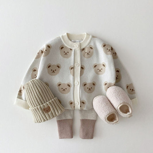 Teddy Bear Knit Cardigan