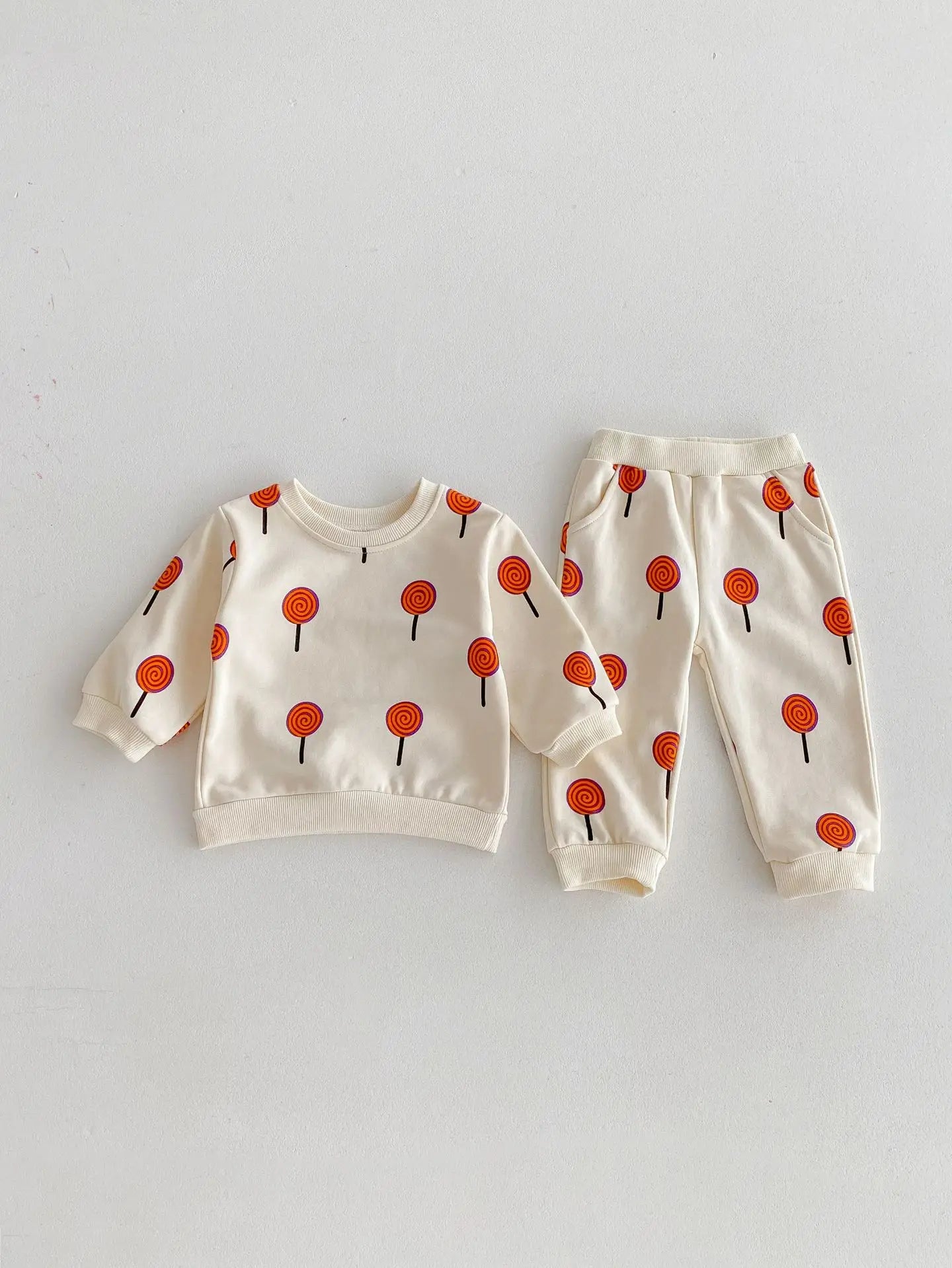 Lollipop Sweatshirt and Sweatpants Set