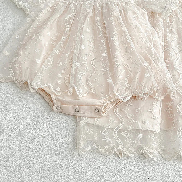 Camile Lace Onesie Romper - Peachy Bloomers