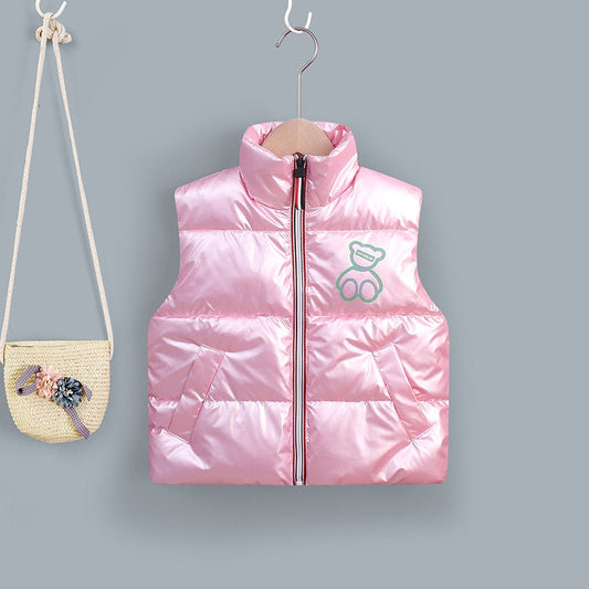 Bear Down Puffer Vest - Peachy Bloomers