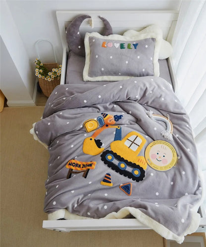 Animated Dreams: Dive into a World of Color with Our Cartoon Duvet Cover Set! - Peachy Bloomers