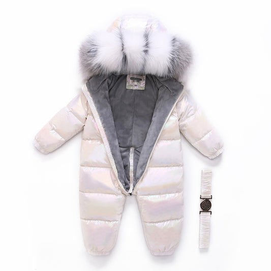 DUCK DOWN WINTER SNOWSUIT FOR EXTREME COLD - Peachy Bloomers