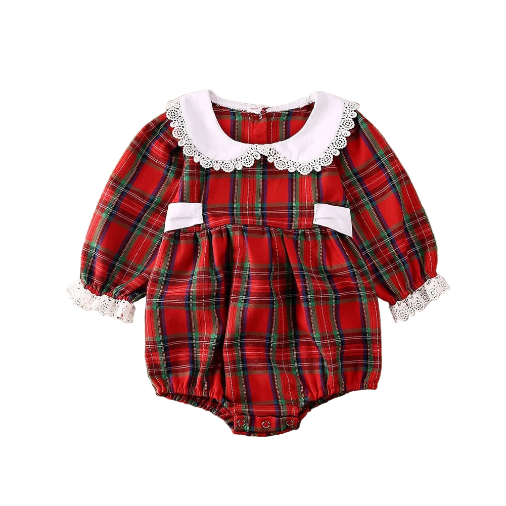 Sisters Matching Christmas Set - Dress & Romper