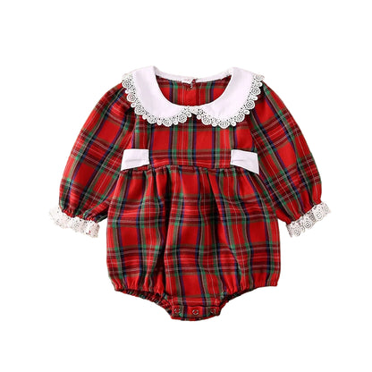 Sisters Matching Christmas Set - Dress & Romper