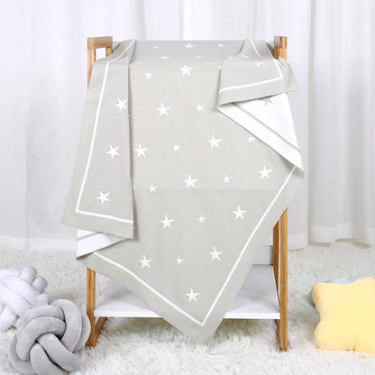 Starlight Cotton Knit Baby Blanket