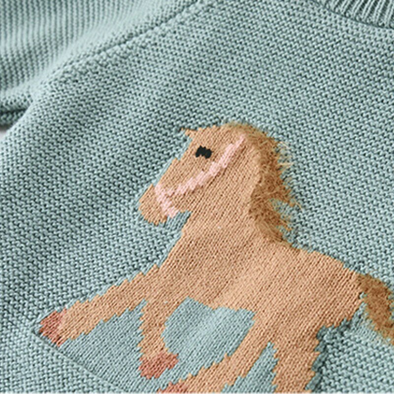 Little Horse Warm Wool Sweater