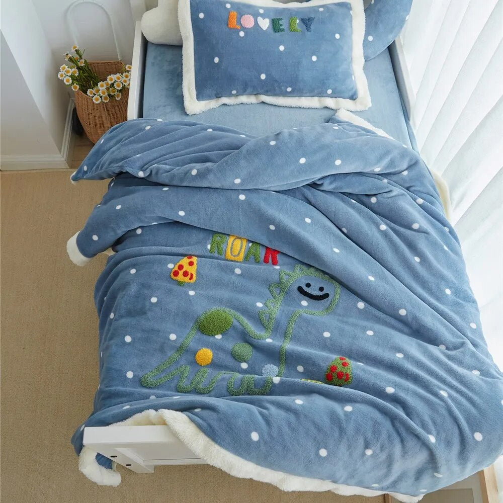 Animated Dreams: Dive into a World of Color with Our Cartoon Duvet Cover Set! - Peachy Bloomers