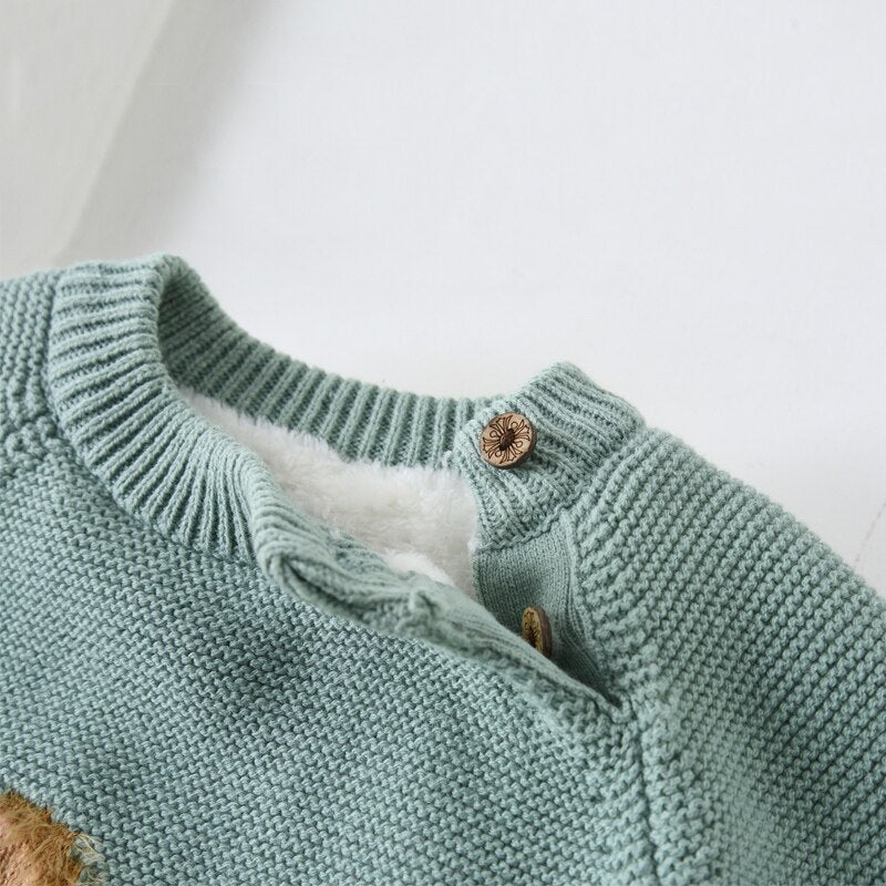 Little Horse Warm Wool Sweater