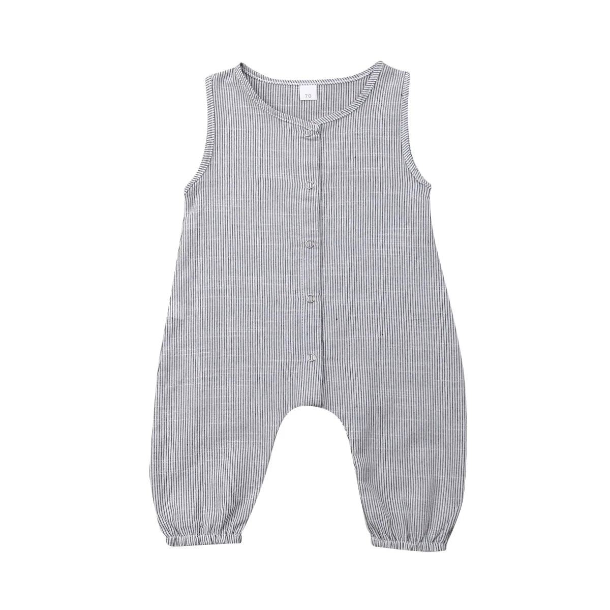 Baby Cotton/Linen Jumpsuit - Peachy Bloomers