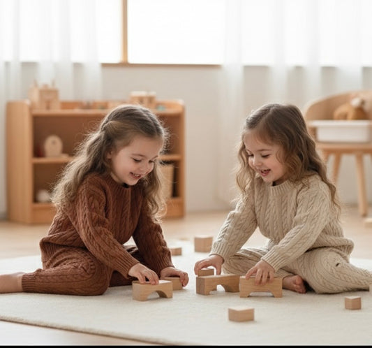 Girls Knit Sweater and Wide Leg Pants Set