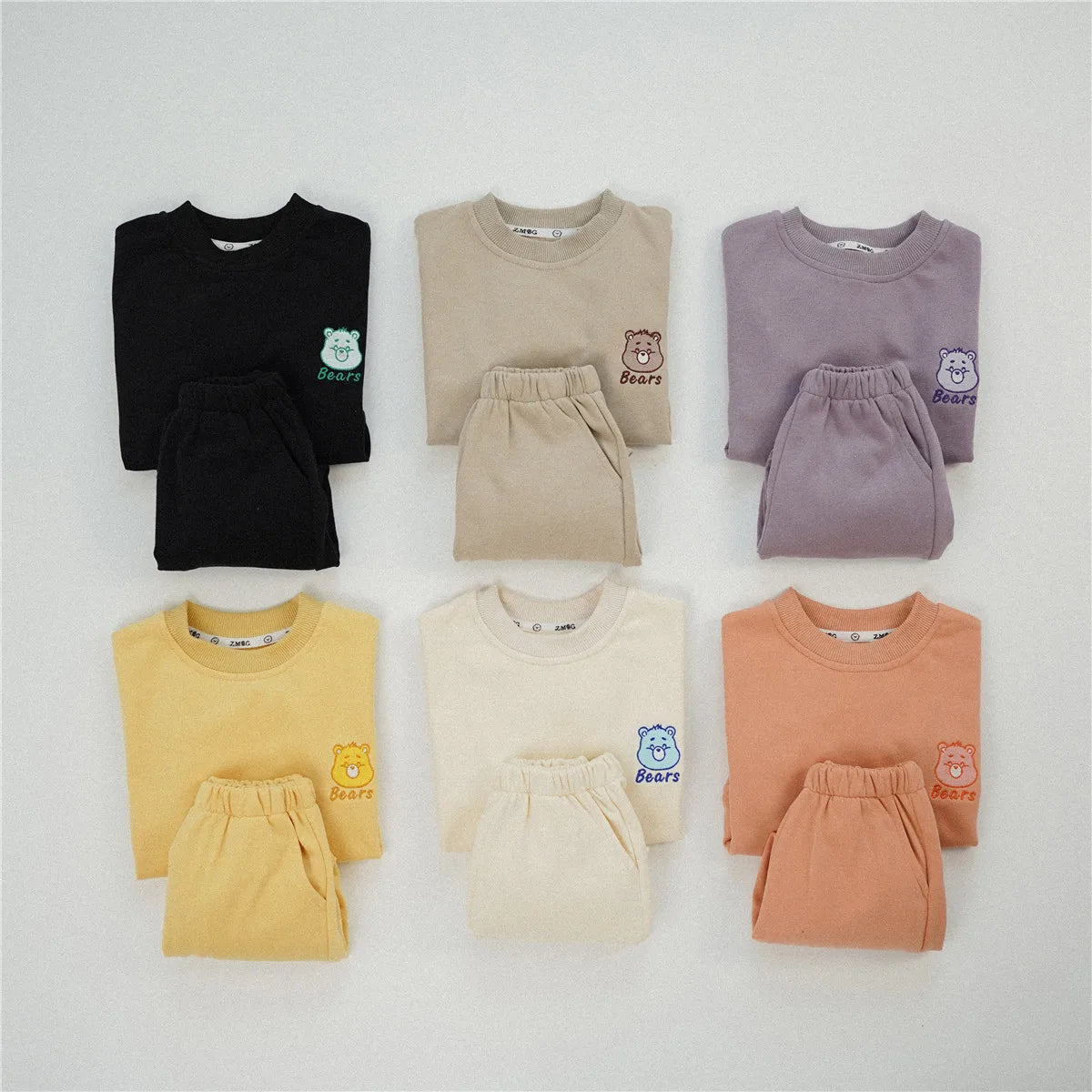 Bear Sweatshirt and Pants set - Peachy Bloomers