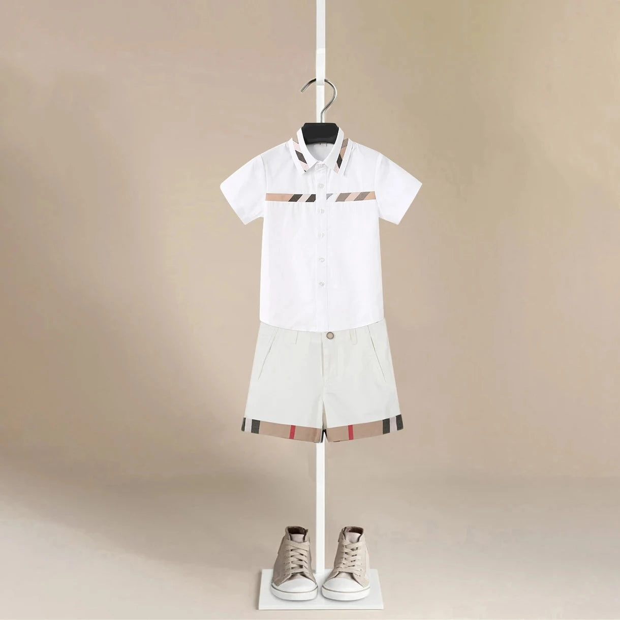 Boys Shirt and Shorts Set - Peachy Bloomers