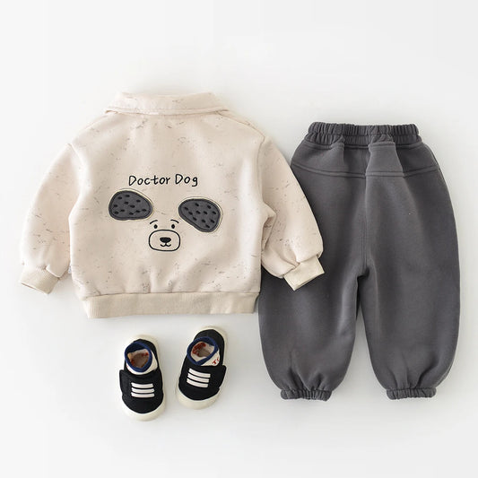 Puppy Fleece Toddler Sweatshirt & Sweatpants Set