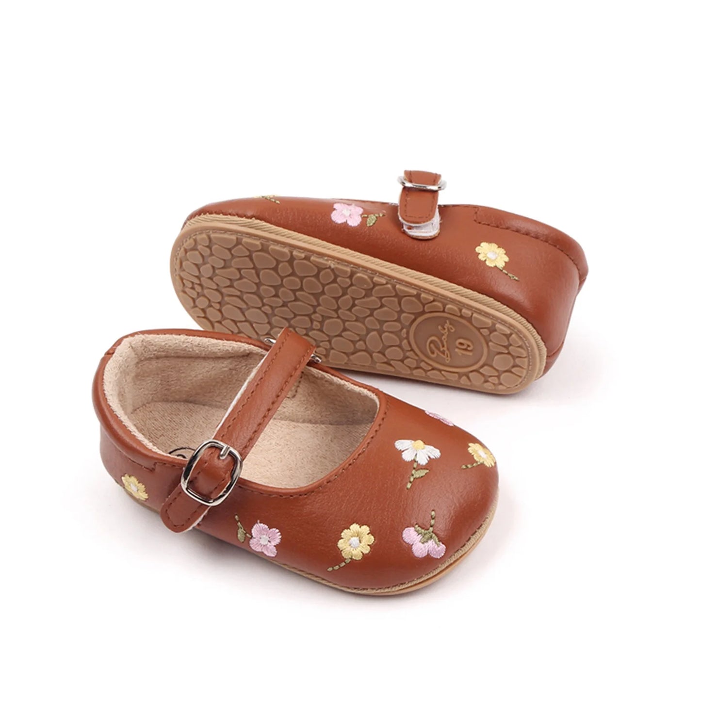 Mary Jane Baby Floral Ballet Flats