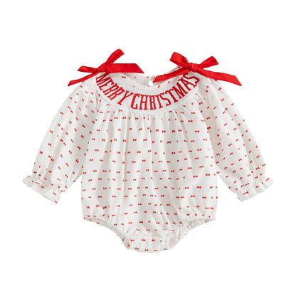 Newborn Baby Christmas Romper
