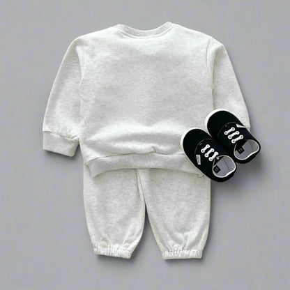 Off The Record Cotton Sweatshirt & Sweatpants Set