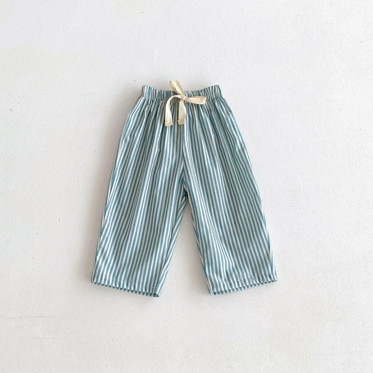 Striped Cotton Drawstring Pants – Unisex Comfort for Everyday Adventures