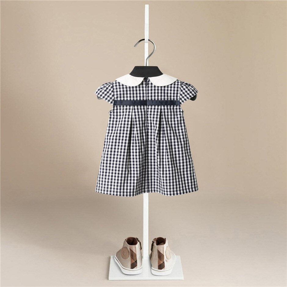 Victoria Cotton Plaid Dress