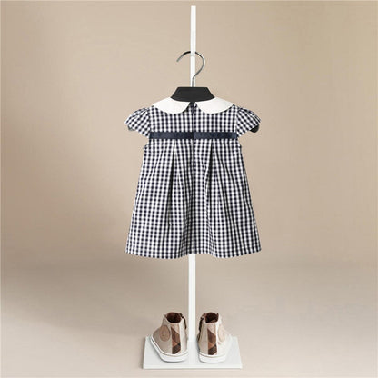 Victoria Cotton Plaid Dress