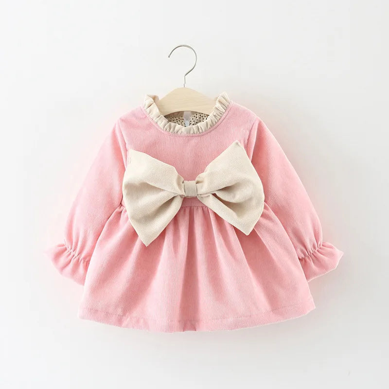 Princess Girls Dress With Oversized Bow