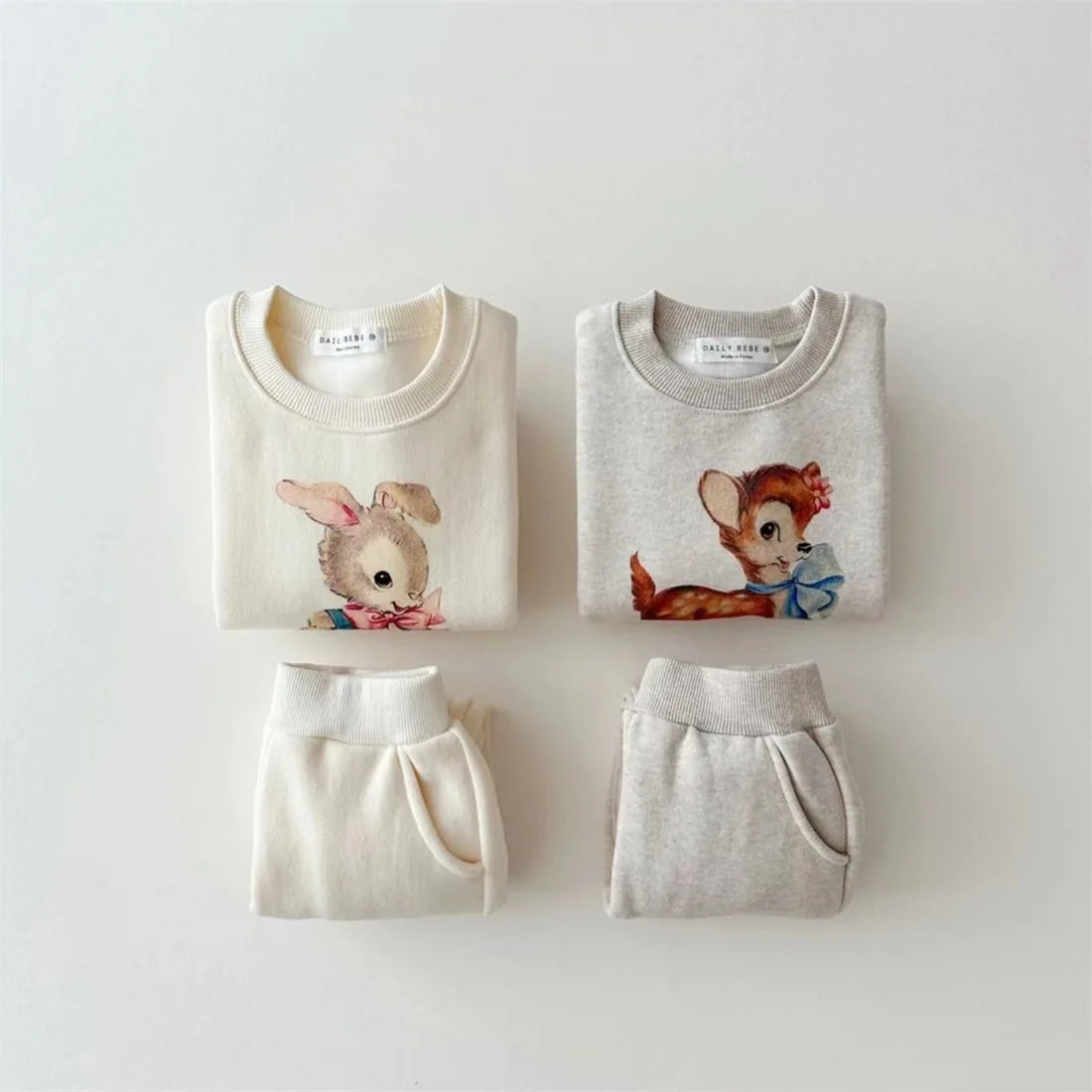 Bambi Girls Sweatshirt and Sweatpants Set - Peachy Bloomers