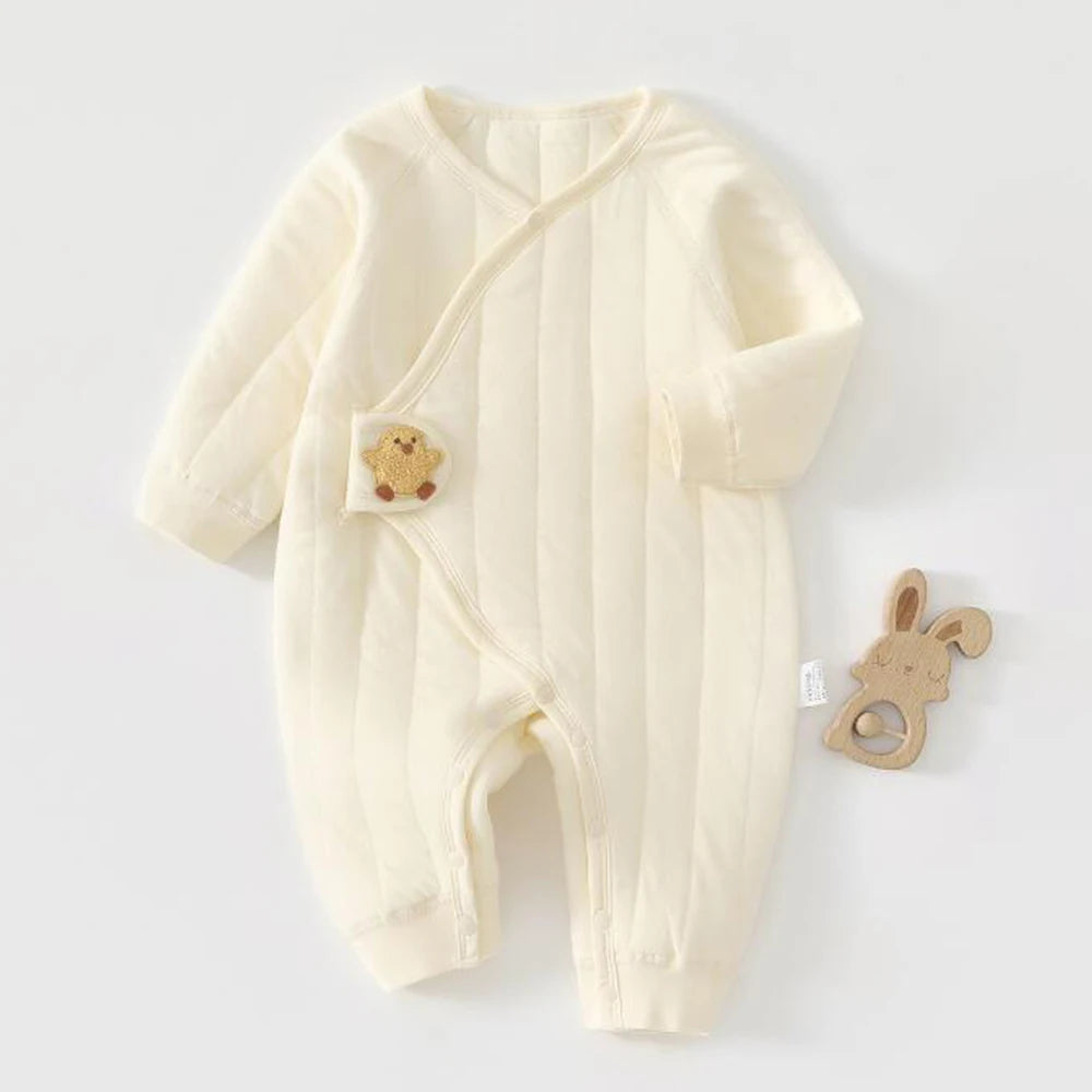 Quilted Cotton Newborn Baby Romper