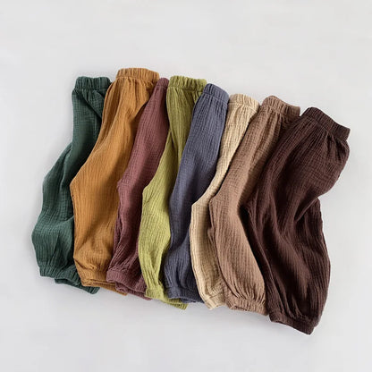 Organic Cotton Muslin Pants