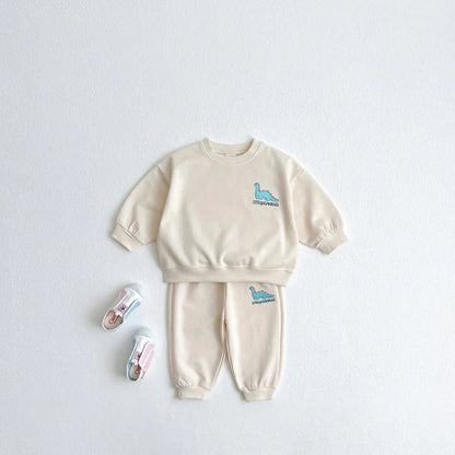 Dinosaur Sweatshirt and Pants Set - Peachy Bloomers