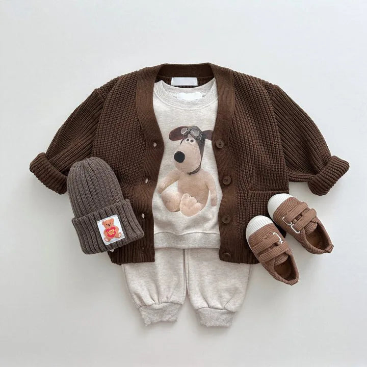 Dog Sweatshirt and Sweatpants Set - Peachy Bloomers