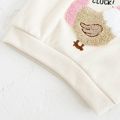 Animal Patch sweatshirt and Sweatpants Set