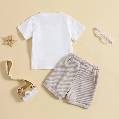 Boyhood T-shirt and Shorts Set - Peachy Bloomers