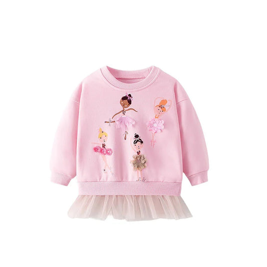 Fairy Princess Sweatshirt Dress - Peachy Bloomers
